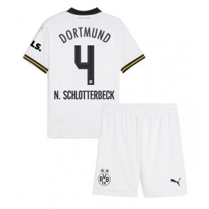 Borussia Dortmund Nico Schlotterbeck #4 Tredje Kläder Barn 2024-25 Kortärmad (+ Korta byxor)